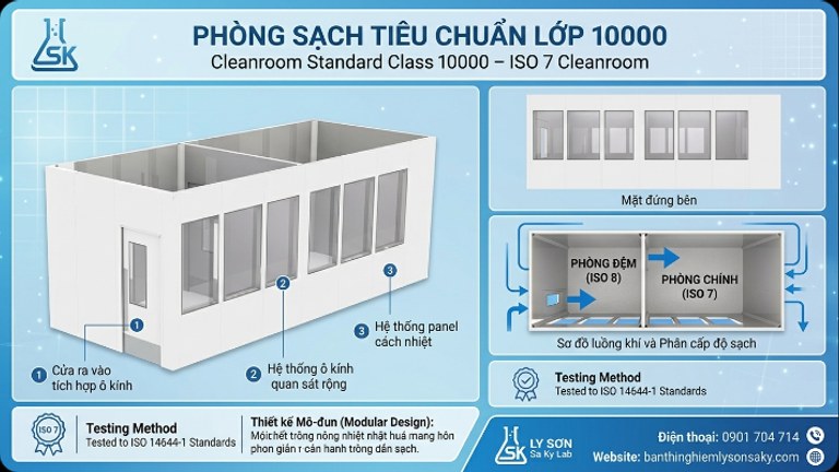 tieu chuan phong sach class 10000 phong sach iso 7