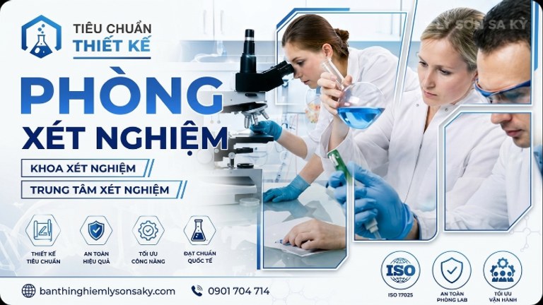 tieu chuan thiet ke phong xet nghiem khoa xet nghiem trung tam xet nghiem