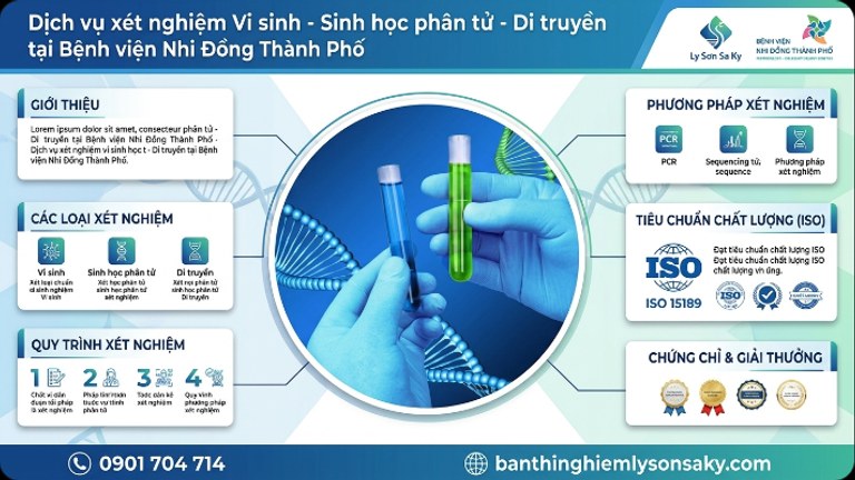 xet nghiem vi sinh sinh hoc phan tu di truyen