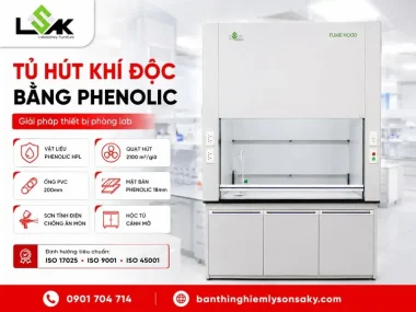 Tủ hút khí độc bằng phenolic
