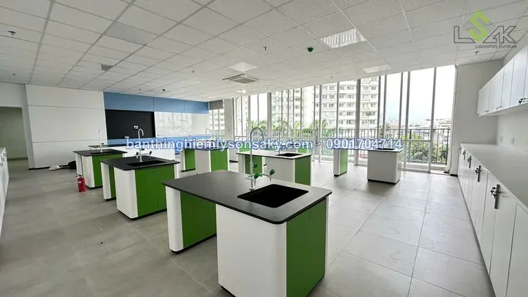 Bàn thí nghiệm hóa sinh 4 học sinh