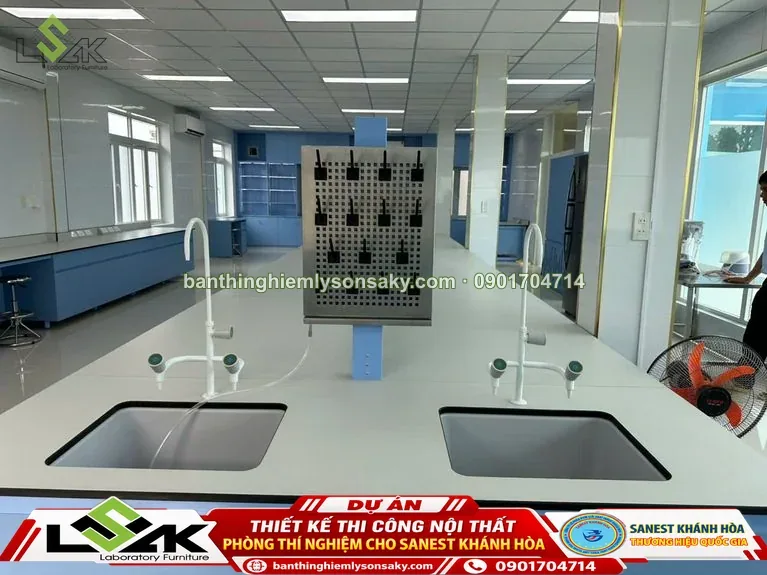 Bồn rửa PP chịu hóa chất giá phơi dụng cụ