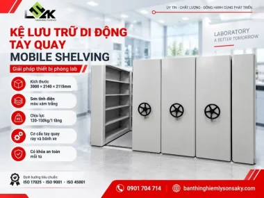 Kệ lưu trữ di động tay quay Mobile Shelving