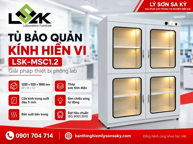 Tủ bảo quản kính hiển vi LSK-MSC1.2